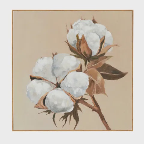 Namoi Teak Frame Painting