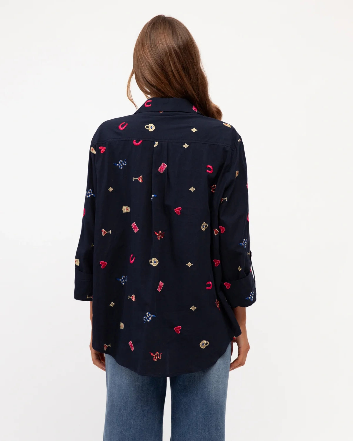Lucky Charm Embroidered Blouse