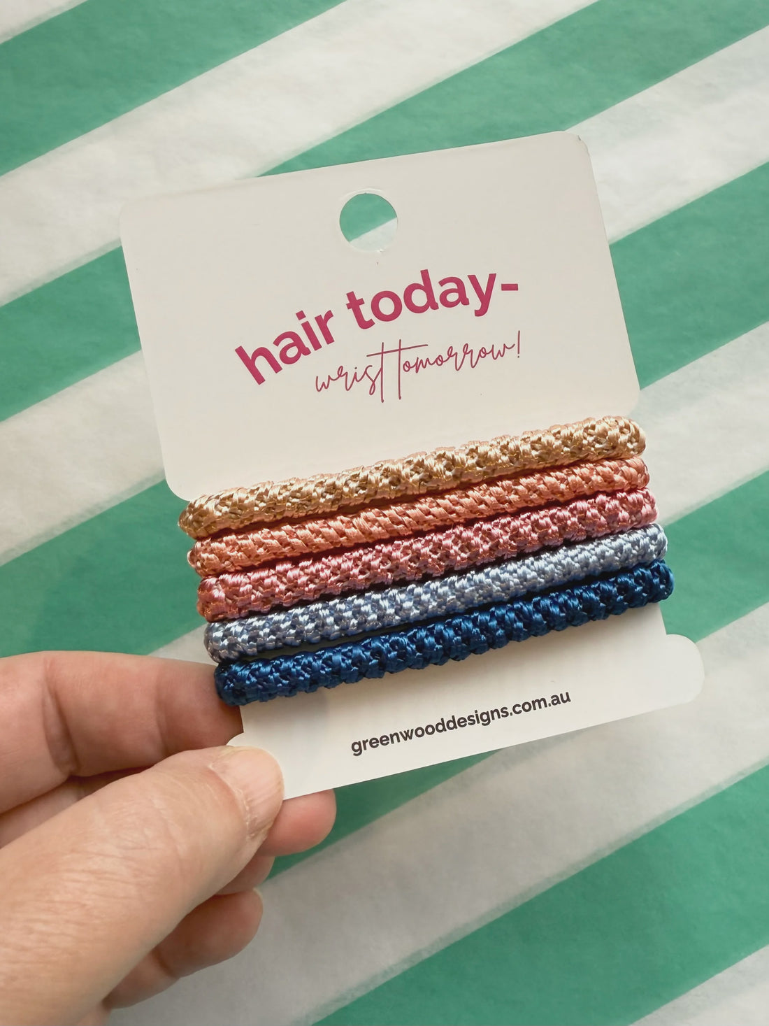 Hair Elastics Pack - Neopolitan