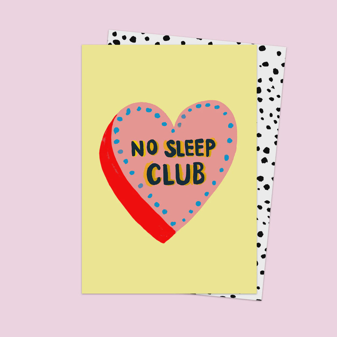 No Sleep Club Greeting Card