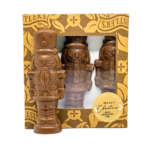 Whistlers Milk Choc Nutcracker 3 Piece Box 80g