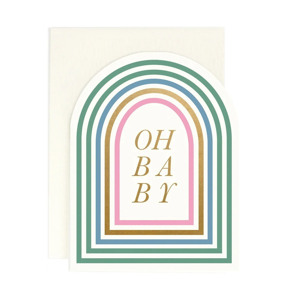 Oh Baby Arch Greeting Card