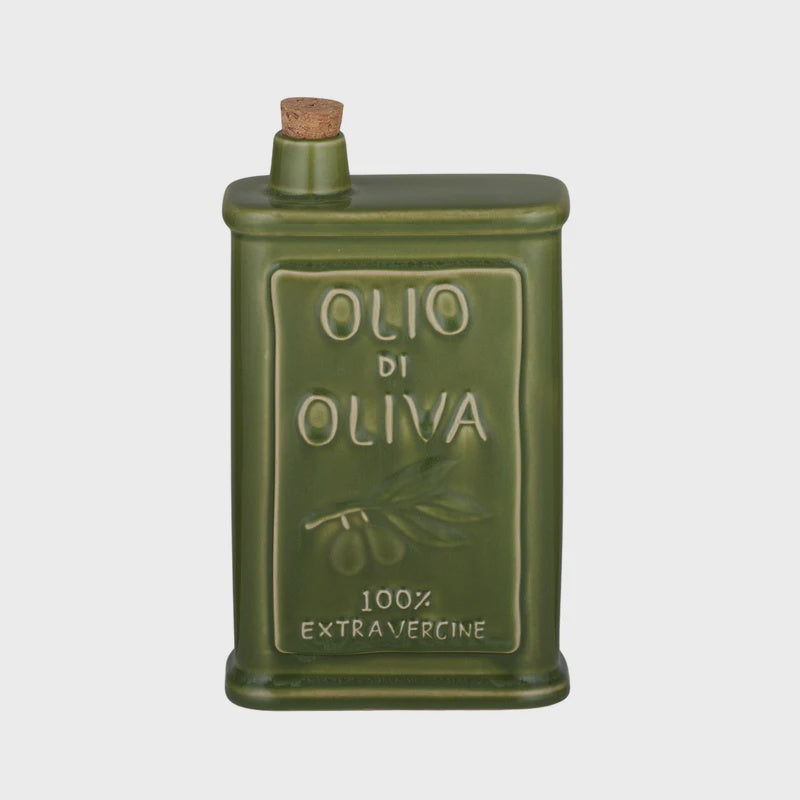 Olio Ceramic Oil Bottle Green