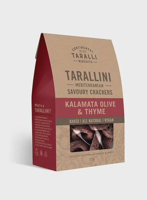 Kalamata Olive &amp; Thyme Savoury Crackers