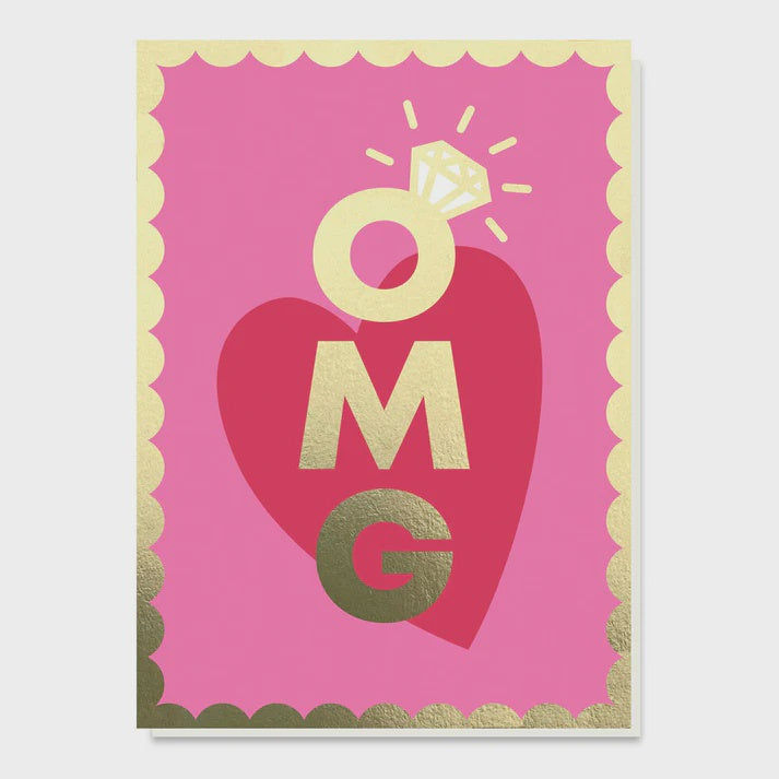 OMG Hurrah Greeting Card