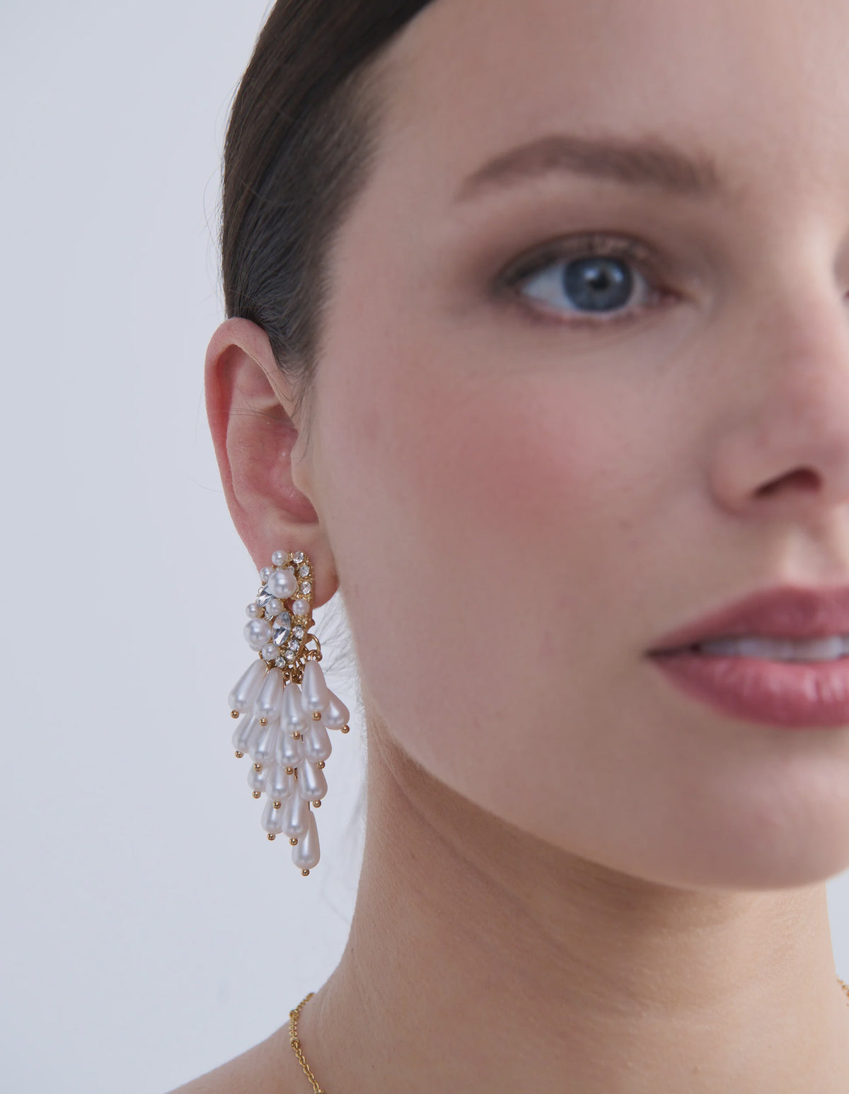 Opaline Pearl Statement Earrings