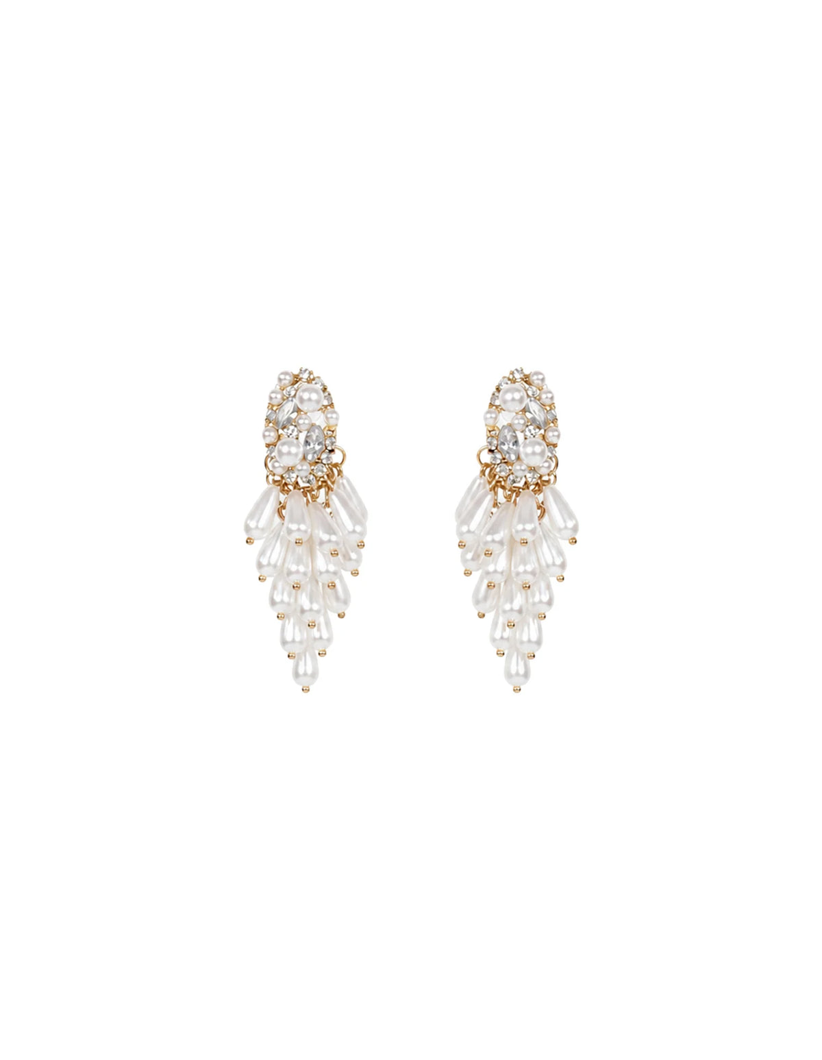 Opaline Pearl Statement Earrings
