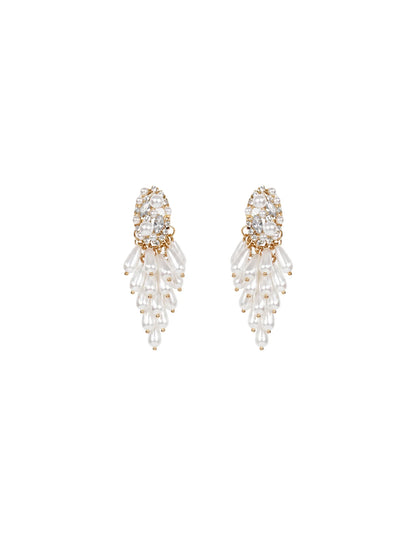 Opaline Pearl Statement Earrings