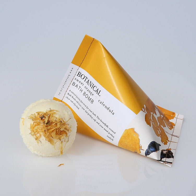 Sweet Orange &amp; Calendula Bath Bomb