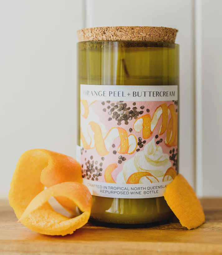 Orange Peel + Buttercream Coco Soy Candle