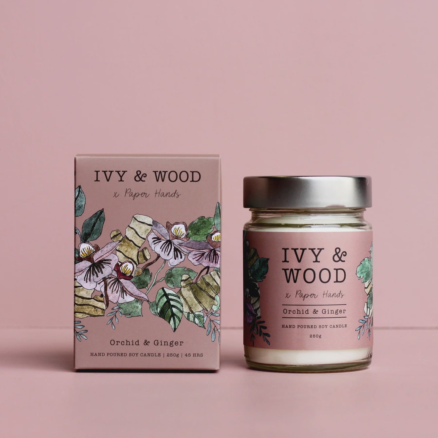Orchid &amp; Ginger Botanical Candle