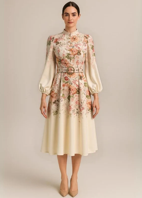 Painterly Dress