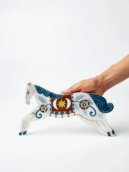 Paloma White Horse Wall Art