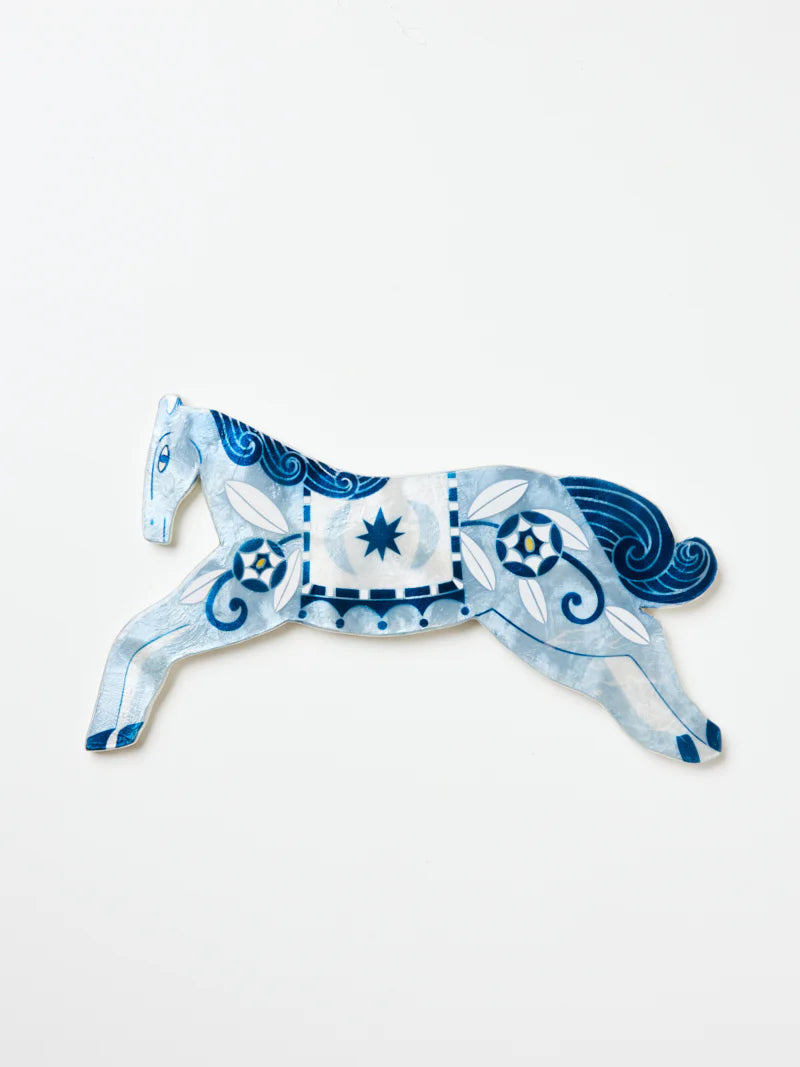 Paloma Blue Horse Wall Art