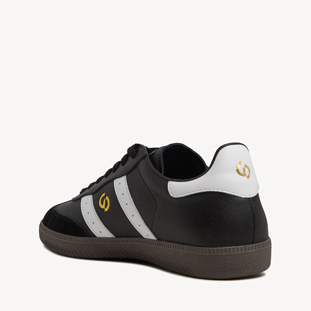 2001 Parallel Sneaker - Black/White Leather