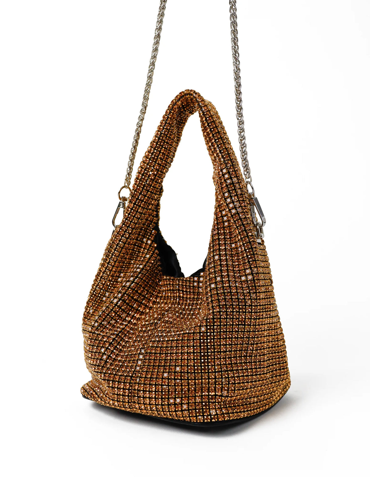 Paris Rhinestone Handbag - Gold