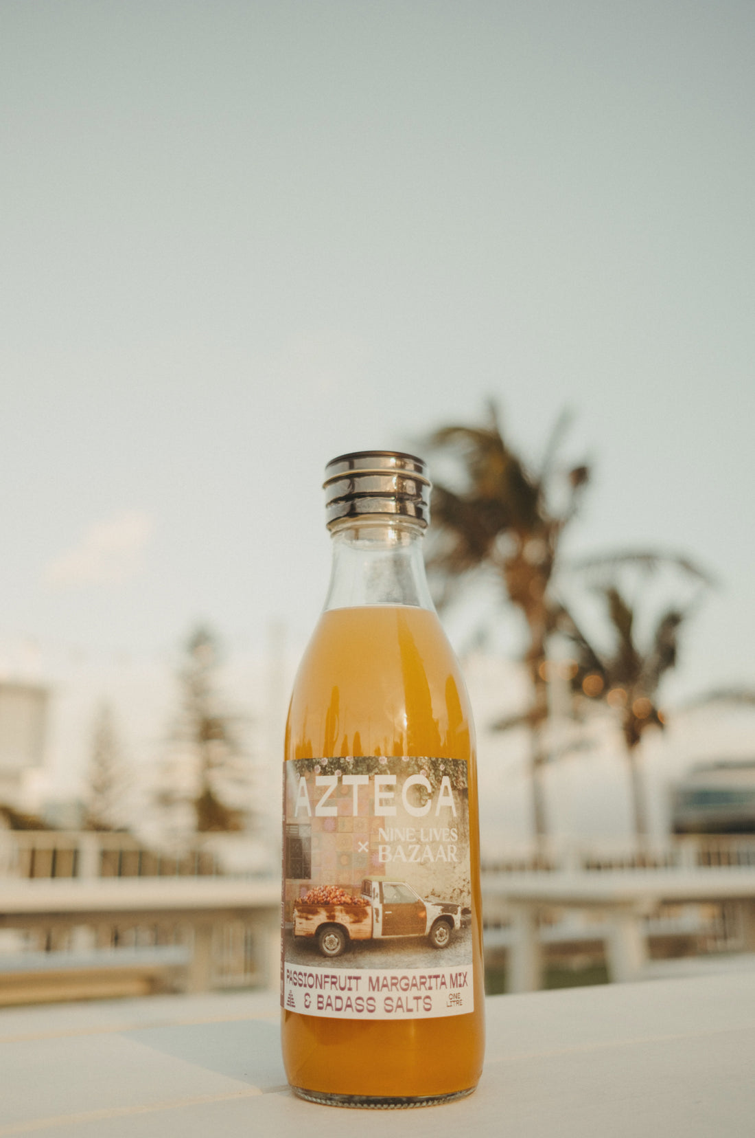Nine Lives Bazaar x AZTECA Passionfruit Margarita Mix + BADASS Salts