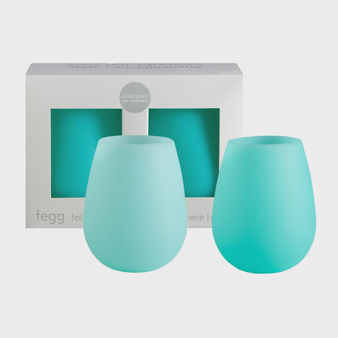 Fegg Silicone Tumblers - Pavone Set of 2