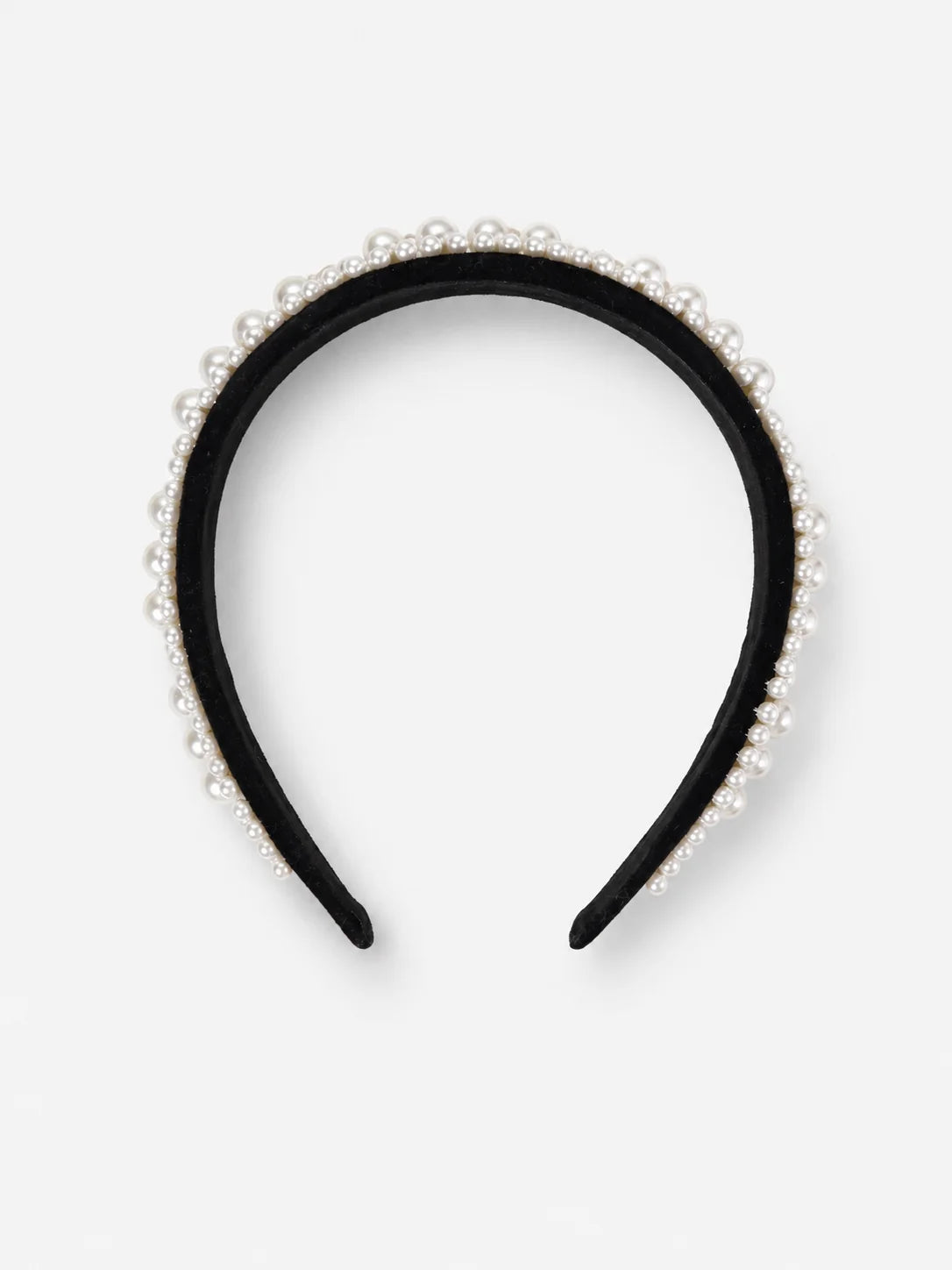 Pearl Velvet Padded Headband