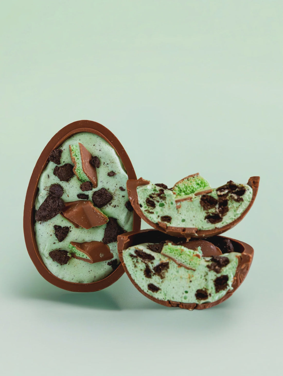 Peppermint Cookie Marshmallow Easter Egg