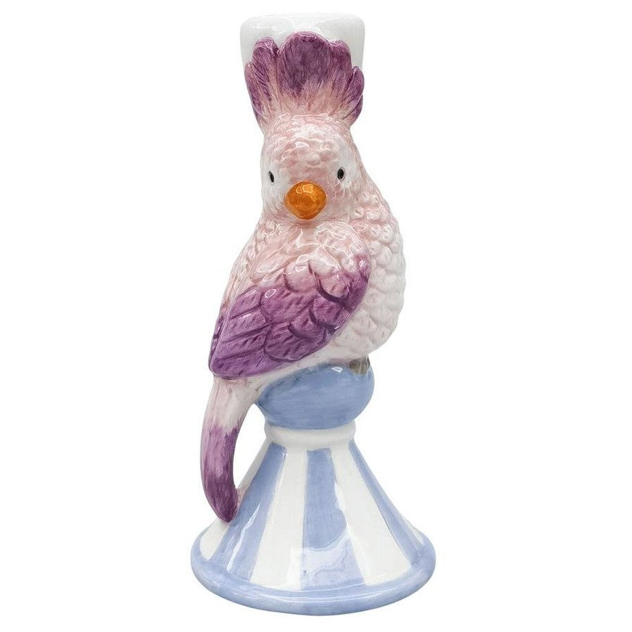 Perdy Parrot Candle Stick - Blue