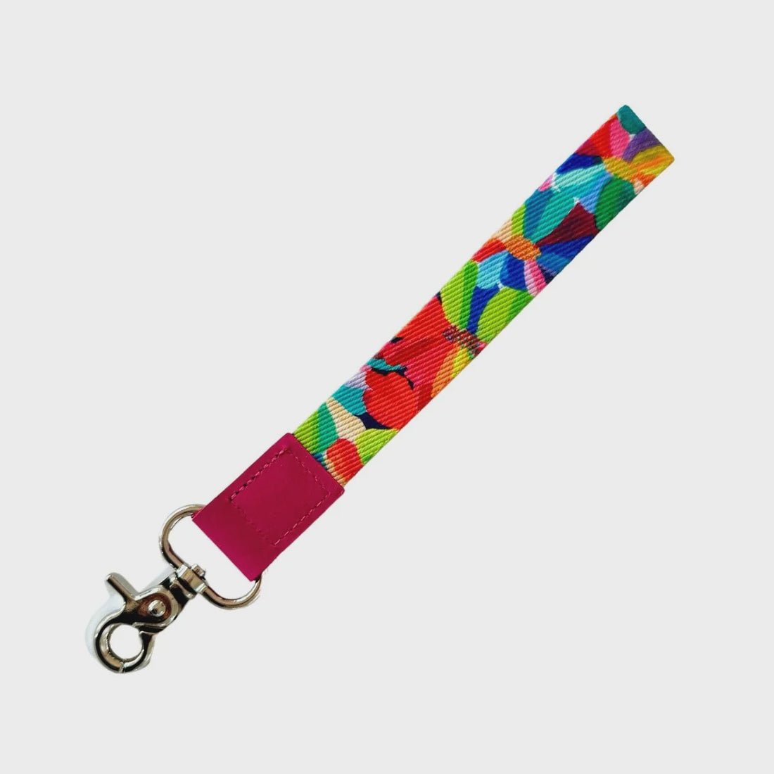 Ruby Olive Wrist Lanyard - Petal Party Pink