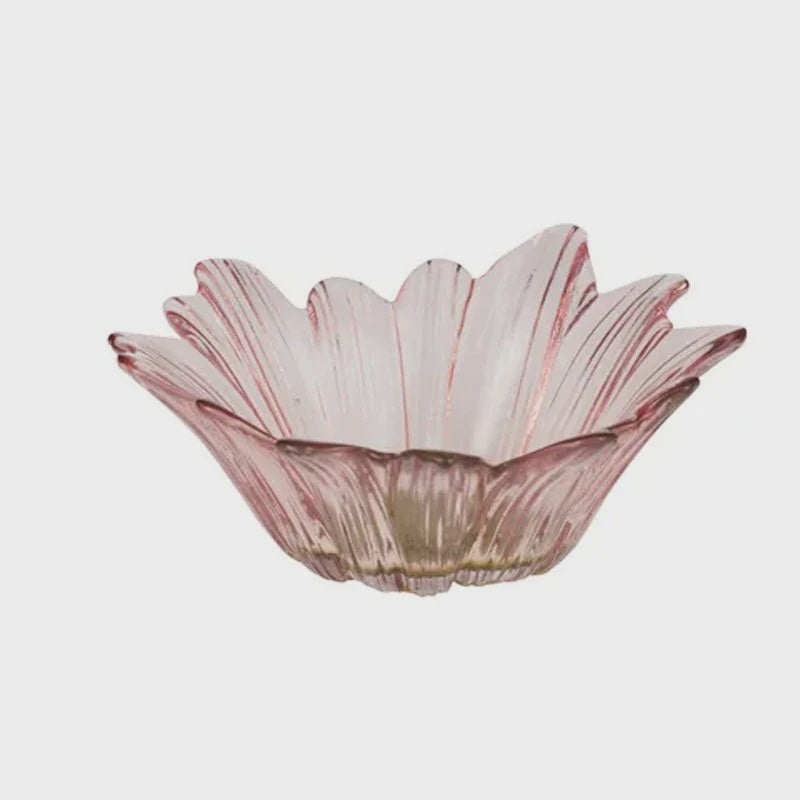 Phoebe Glass Bowl 15.5cm- Pink/Olive