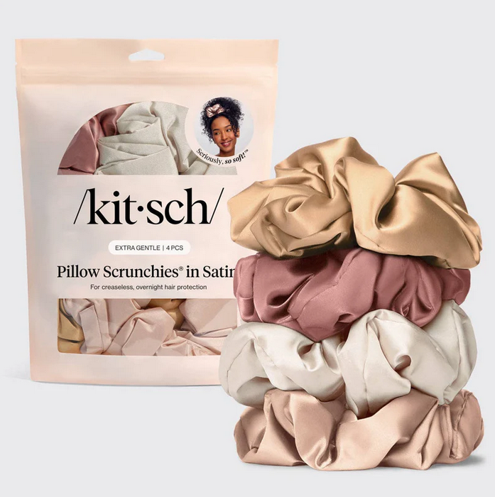 Pillow Scrunchies Set of 4 - Blush