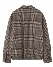 City Check Plaid Jacket