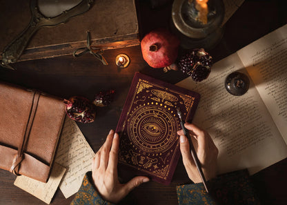 2027 Astrological Planner - Pomegranate Velvet