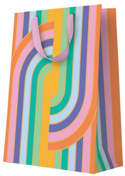 Large Gift Bag - Rainbow Arcs