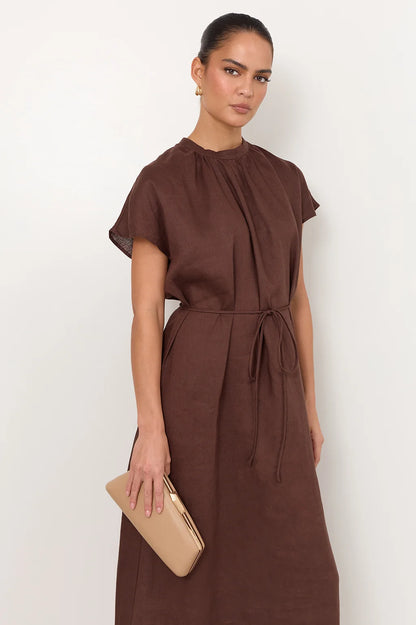 Raleigh Angled Structured Clutch - Camel