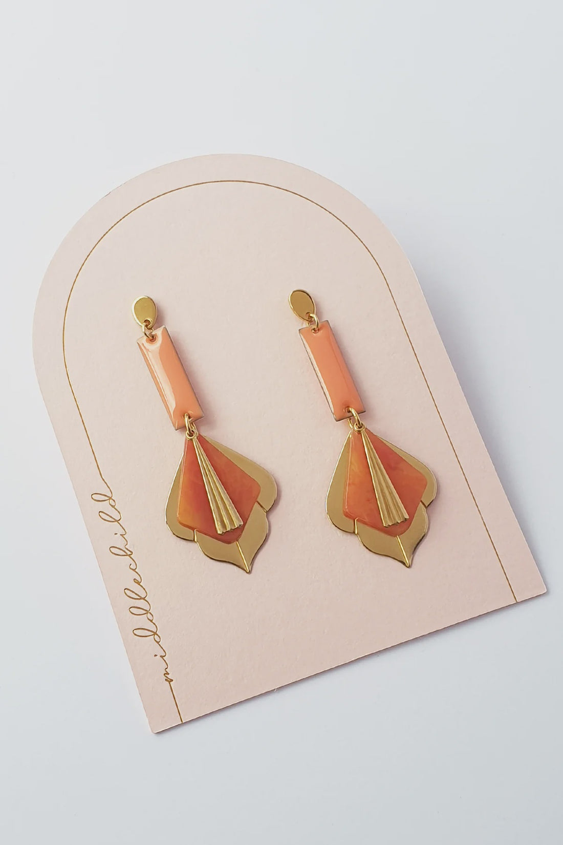 Recital Earrings - Peach