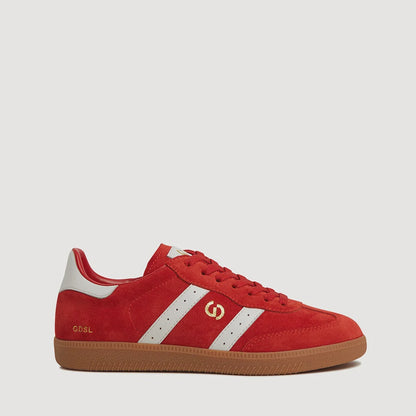 2001 Parallel Sneaker - Aurora Red Suede