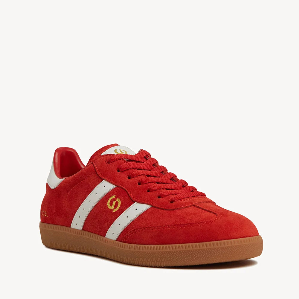 2001 Parallel Sneaker - Aurora Red Suede