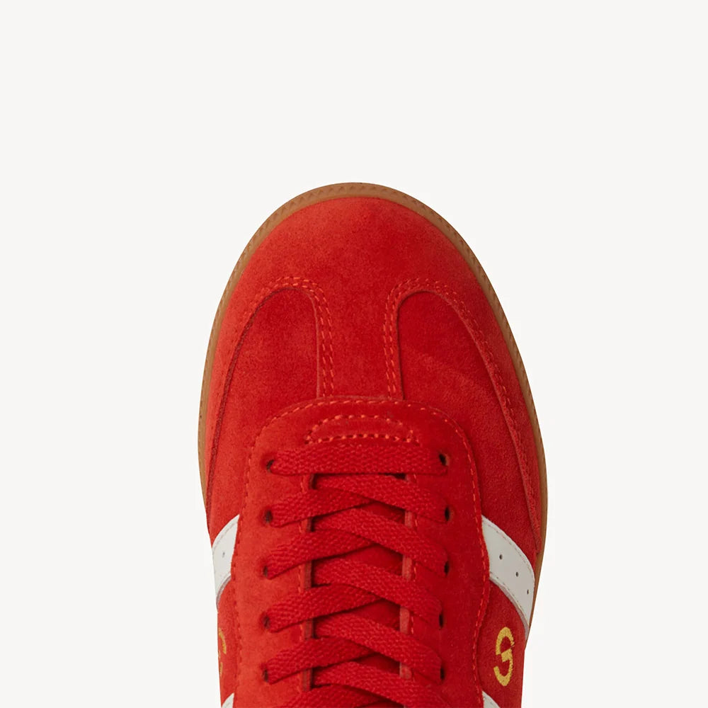 2001 Parallel Sneaker - Aurora Red Suede