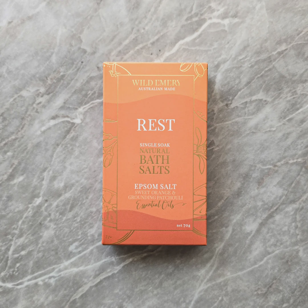 Rest Single Soak Bath Salts 70g
