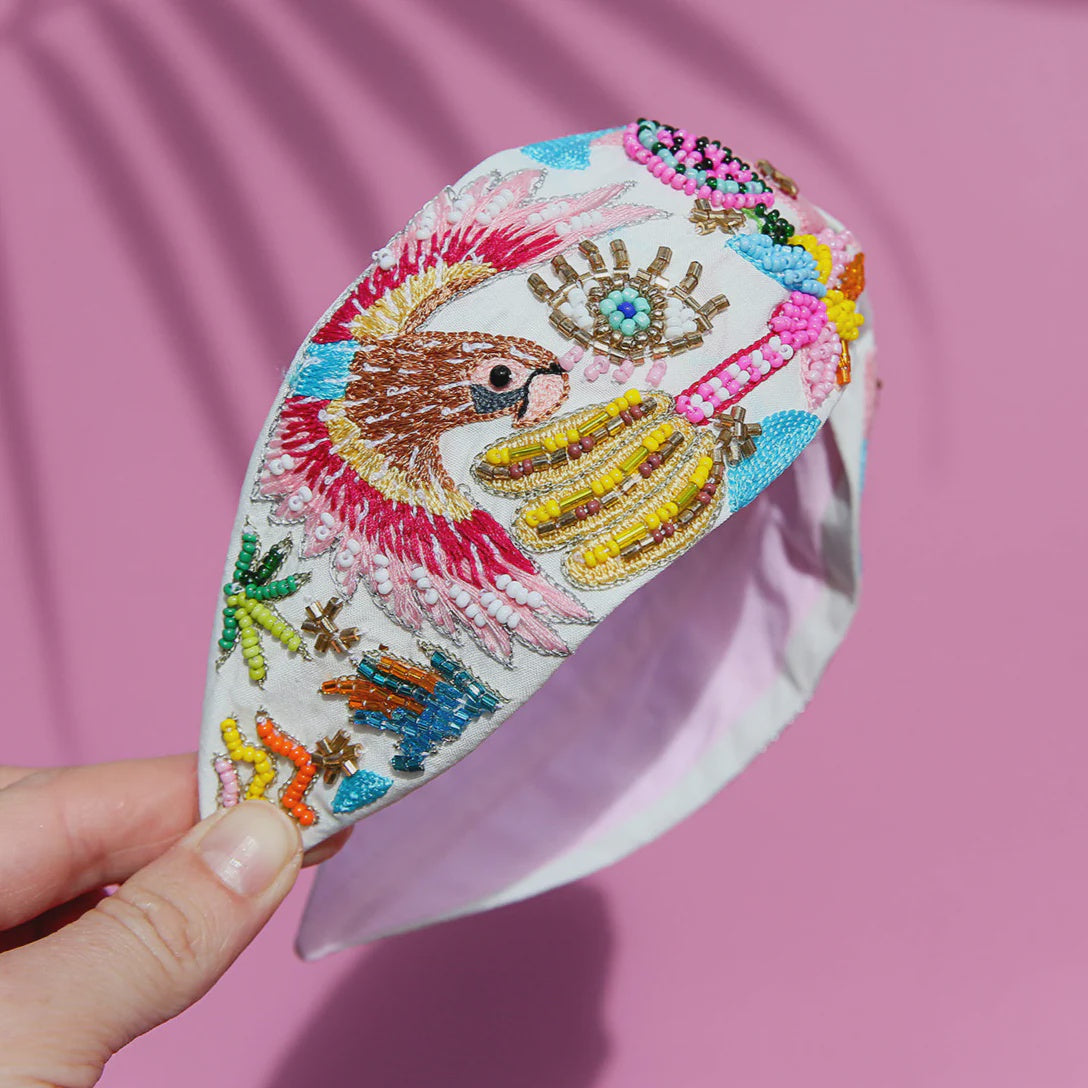 Rio Macaw Beaded Headband