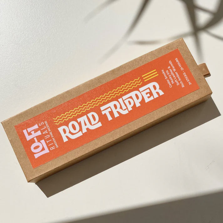 ROAD TRIPPER | Cedar, Smoky Florals, Soft Leather, Deep Amber | 30 Incense Sticks