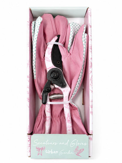 Romanique Toile Secateurs &amp; Gloves