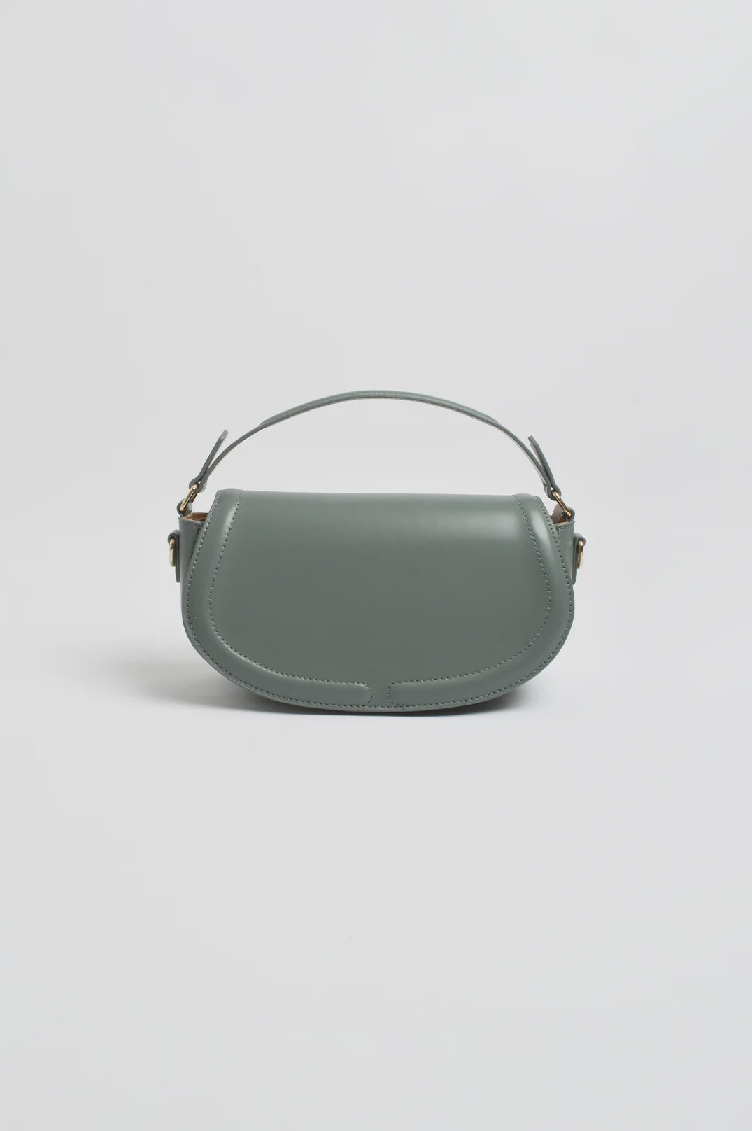 Rosalie Rounded Foldover Small Bag - Dusty Sage