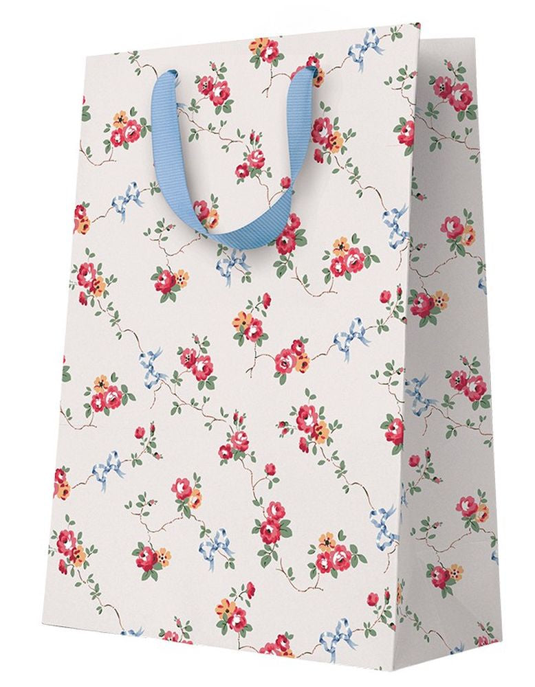 Large Gift Bag - Roses and Bows