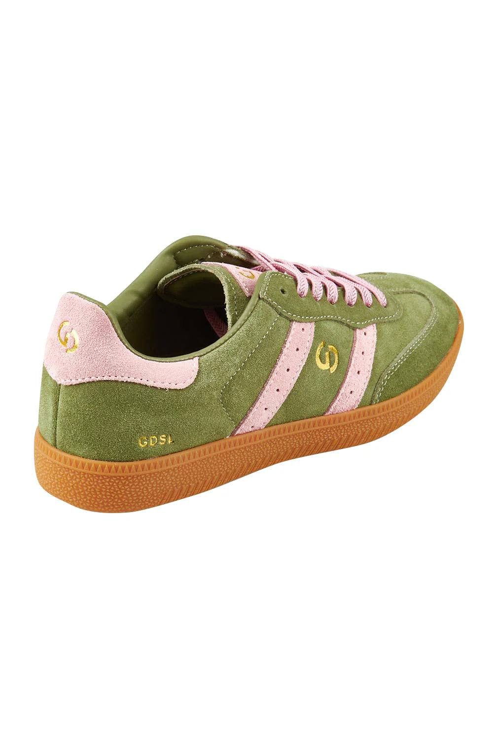 2001 Parallel Sneaker - Sage/Pink Suede