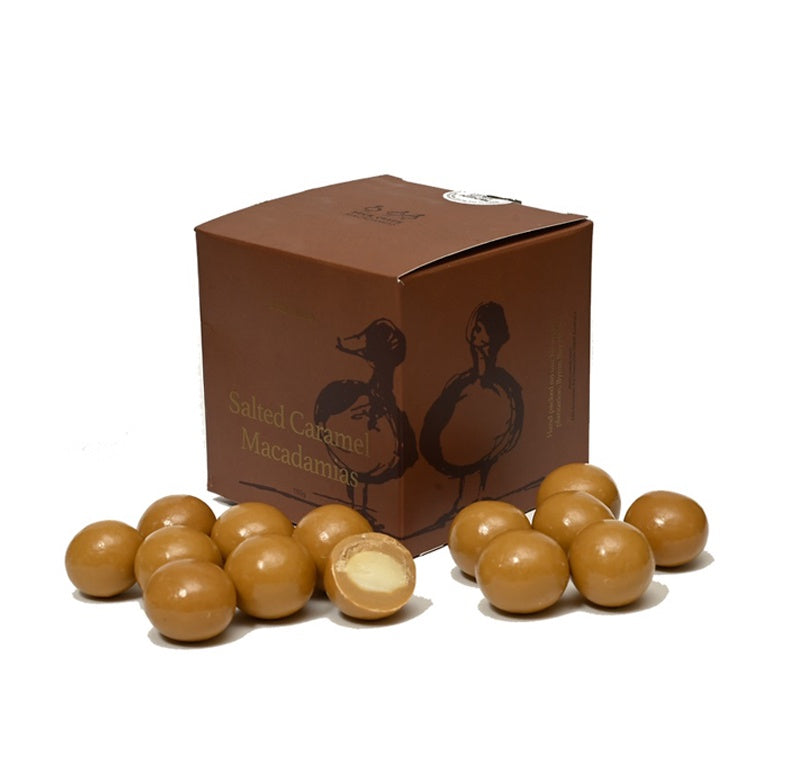 Salted Caramel Macadamias Cube 180g