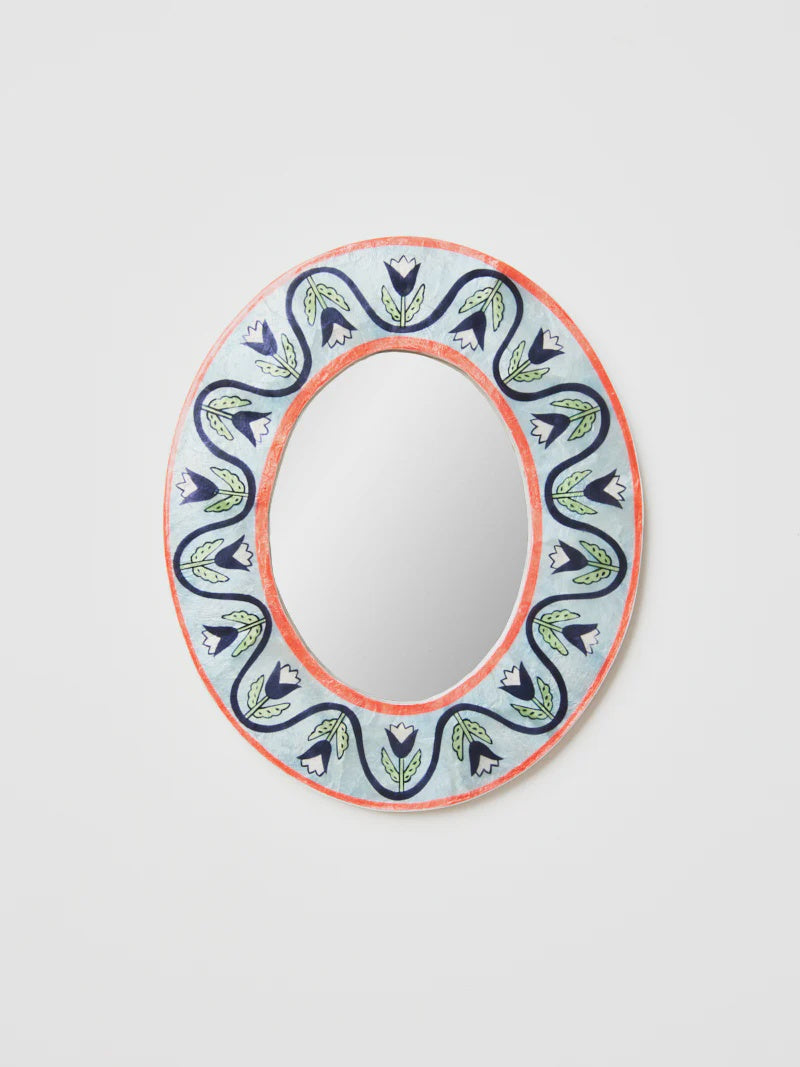 Samira Mirror - Blue Lotus