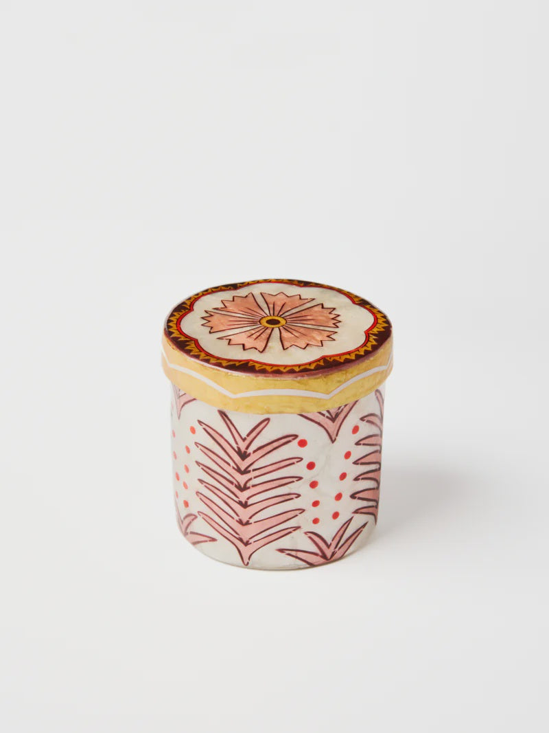 Samira Tall Box - Pink Flower