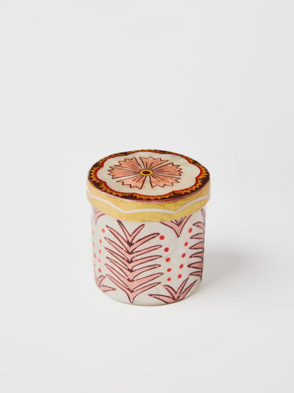 Samira Tall Box - Pink Flower