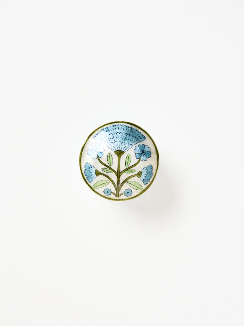 Samira Short Box Blue Flower