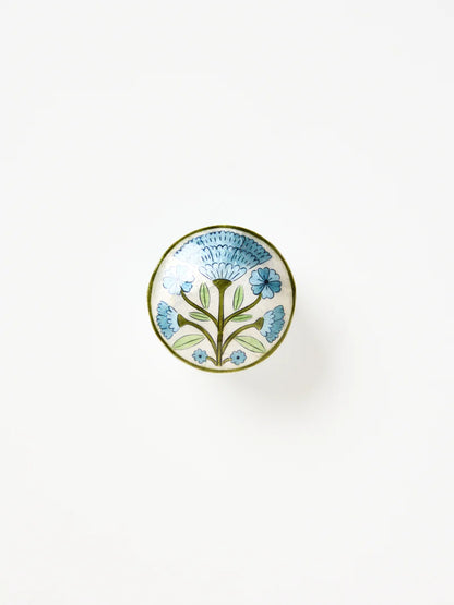 Samira Short Box Blue Flower