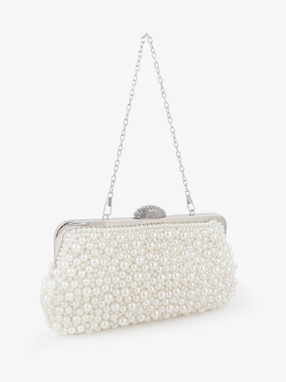 Sasha Pearl Clutch Bag